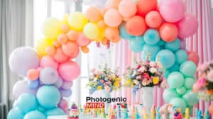 Birthday photography at home